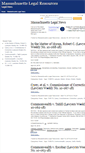 Mobile Screenshot of masslegalresources.com